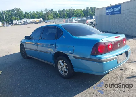 2003 Chevrolet Impala из США, поврежденный, VIN 2G1WF52E639274109